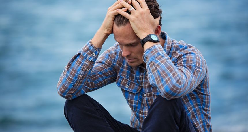 depresija, tuga, muskarac