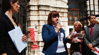 Lica Slobode na Narodnom Trgu, foto: Tea Balog