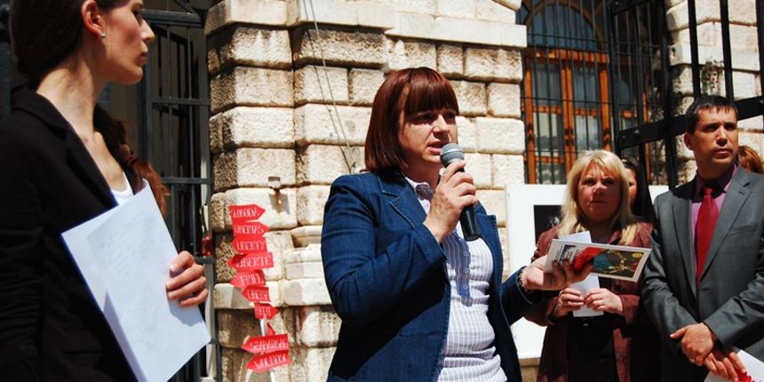 Lica Slobode na Narodnom Trgu, foto: Tea Balog Lica Slobode na Narodnom Trgu, foto: Tea Balog