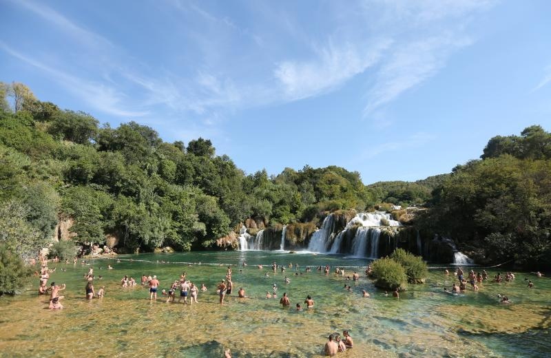 Ljetne radosti na Skradinskom buku u NP Krka