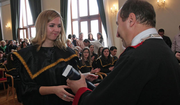 Promocija diplomiranih studenata, 7. ožujka 2009. (foto: Marin Gospić)