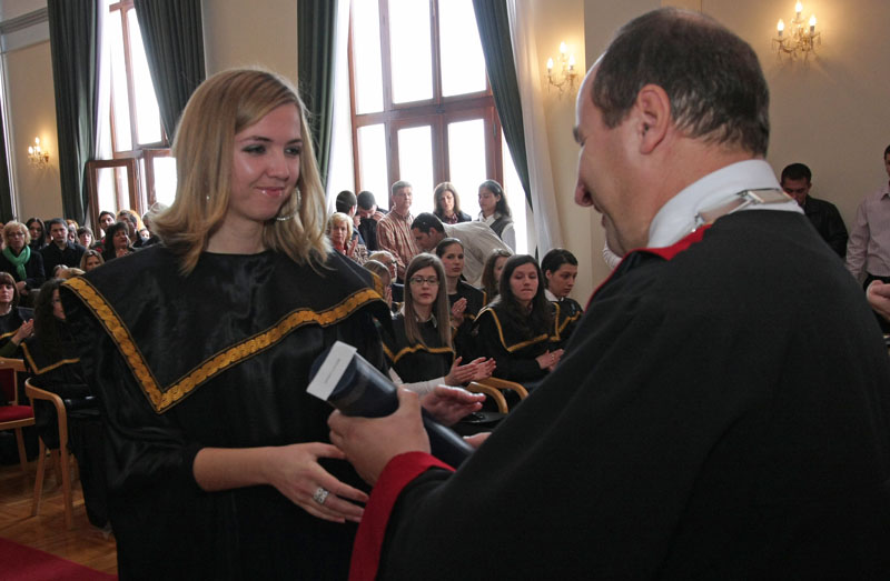 Promocija diplomiranih studenata, 7. ožujka 2009. (foto: Marin Gospić)