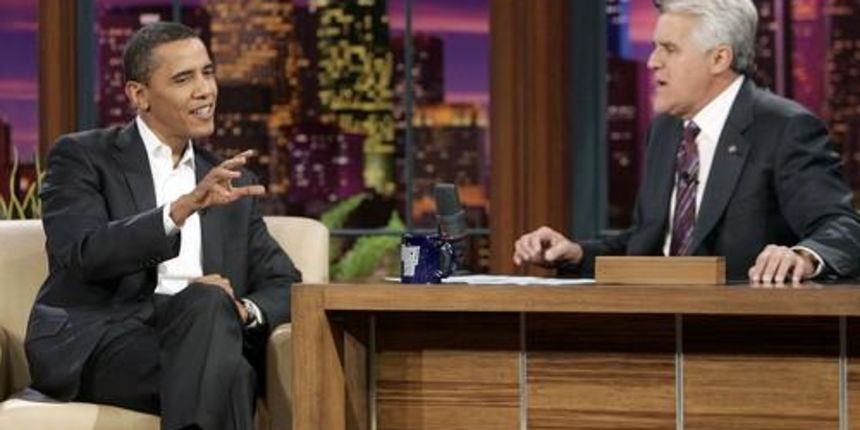 Barack Obama i Jay Leno