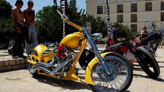 Nekoliko stotina vlasnika kultnih Harley Davidsona danas je posjetilo Zadar, Foto: Nevera ZD