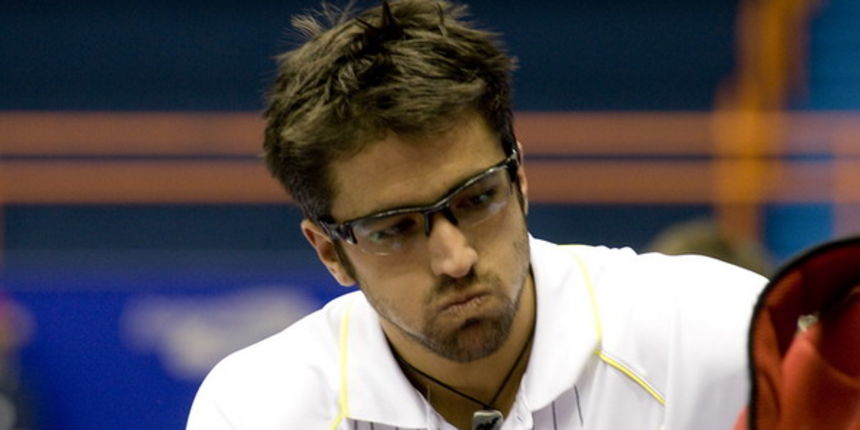 Janko Tipsarevic (Srb), PBZ Zagreb Indoors, 25.2.2008. Janko Tipsarevic (Srb), PBZ Zagreb Indoors, 25.2.2008.