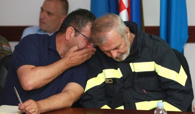 Premijer Andrej Plenkovic se sastao sa Stozerom za zastitu i spasavanje. Ante Sanader-