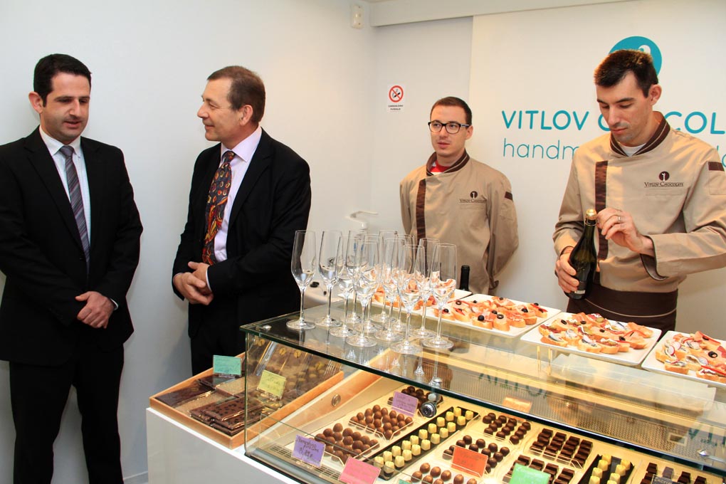 Dubravko Vitlov, otvorena prodavaonica čokolade, foto: Iva Perinčić