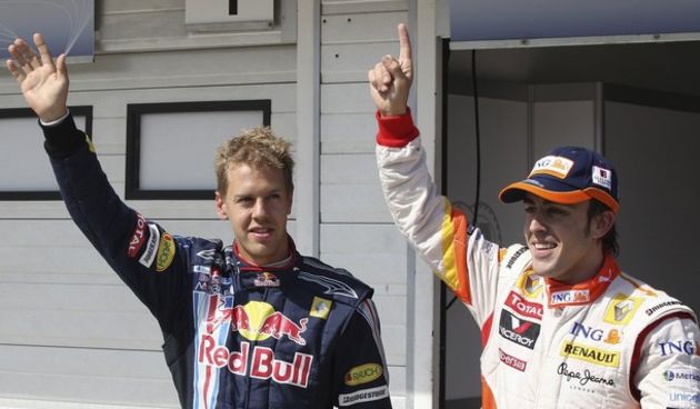 Vettel i Alonso, Foto: Reuters