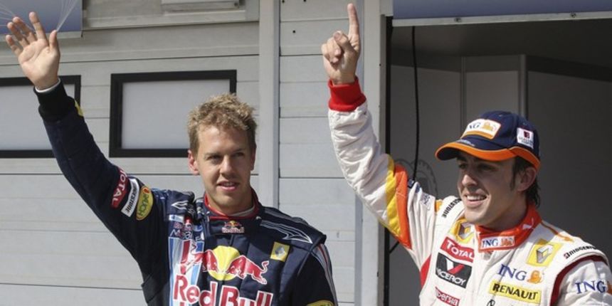Vettel i Alonso, Foto: Reuters