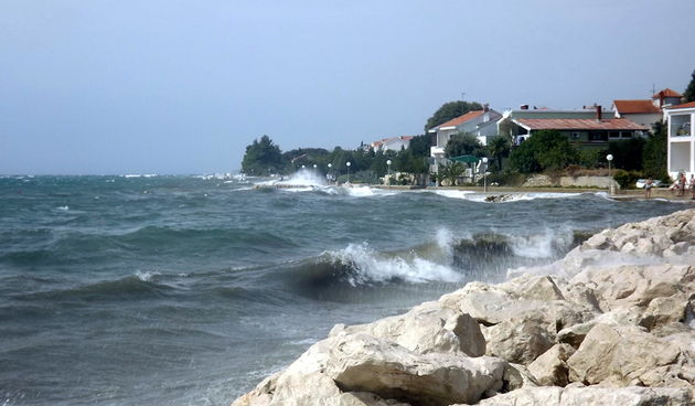 Tramontana u Diklu 26. kolovoza 2012., Foto: Natali Bukvić