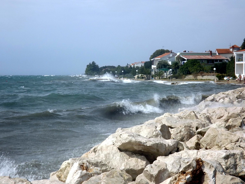 Tramontana u Diklu 26. kolovoza 2012., Foto: Natali Bukvić