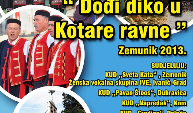 “Dođi diko u Kotare ravne” okupit će xy klapa