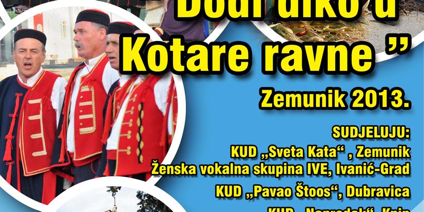 “Dođi diko u Kotare ravne” okupit će xy klapa