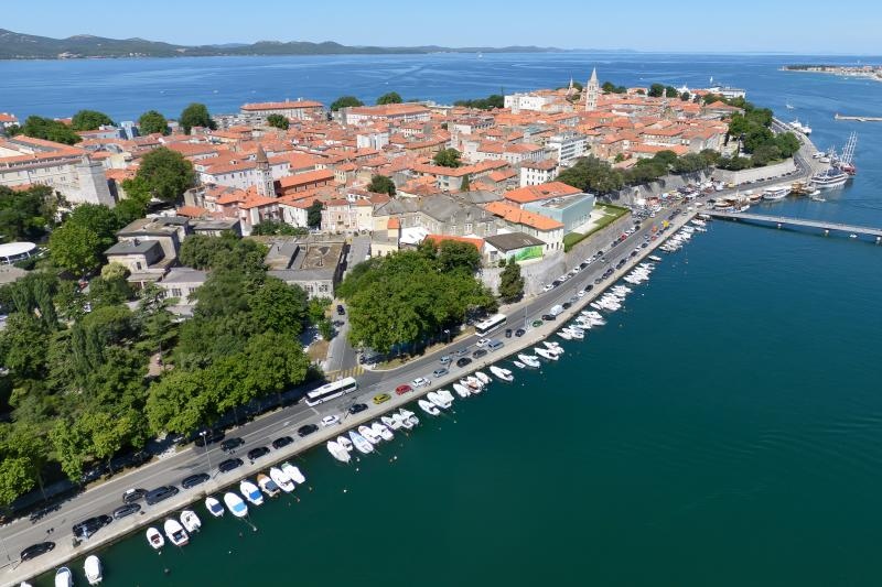 Zadar iz zraka, Jazine Zadar iz zraka, Jazine
