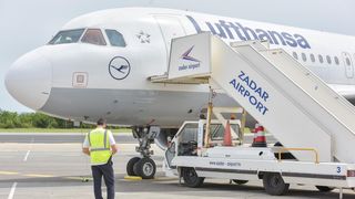 U zračnu luku Zadar svečano sletio prvi zrakoplov Lufthanse iz Frankfurta
