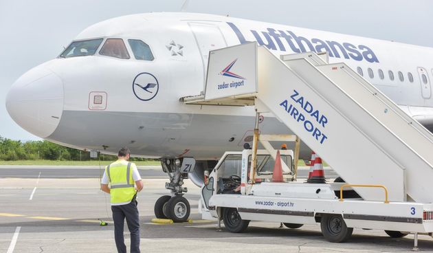 U zračnu luku Zadar svečano sletio prvi zrakoplov Lufthanse iz Frankfurta