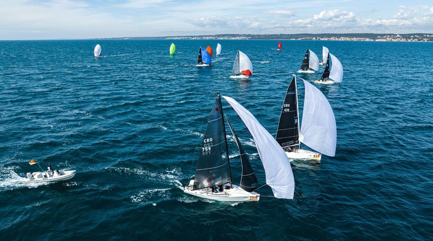 Zadar CRO Melges 24 Cup, jedrilicari, jedrenje