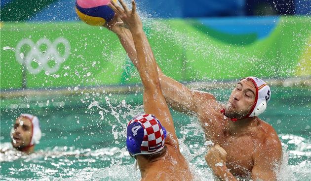 OI Rio, vaterpolo – skupina B: Hrvatska – Španjolska 4-9. Foto: Hina