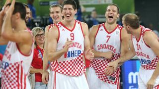 Velika hrvatska fešta u ljubljanskim Stožicama nakon plasmana u polufinale Eurobasketa, Foto. Igor Kralj/PIXSELL Velika hrvatska fešta u ljubljanskim Stožicama nakon plasmana u polufinale Eurobasketa, Foto. Igor Kralj/PIXSELL