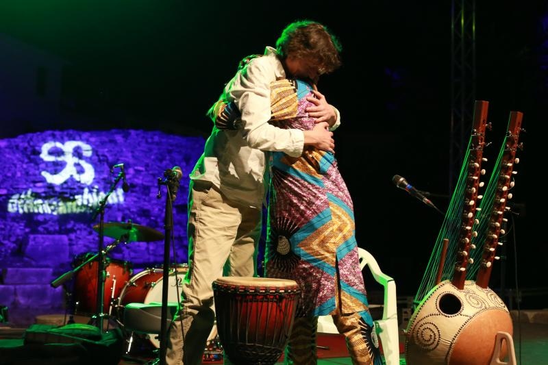 Gradina, 19. Ethnoambient Salona 2016, festival etno glazbe. Seckou Keita. Photo: Miranda Cikotic/PIXSELL