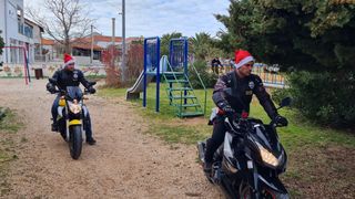 Bibinje: Moto mrazovi razveselili mališane Bibinje: Moto mrazovi razveselili mališane