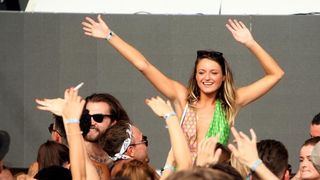 Zrće: Drugi dan Hideout festivala privukao je mnogobrojnu publiku na after beach party, Photo: Luka Stanzl/PIXSELL Zrće: Drugi dan Hideout festivala privukao je mnogobrojnu publiku na after beach party, Photo: Luka Stanzl/PIXSELL