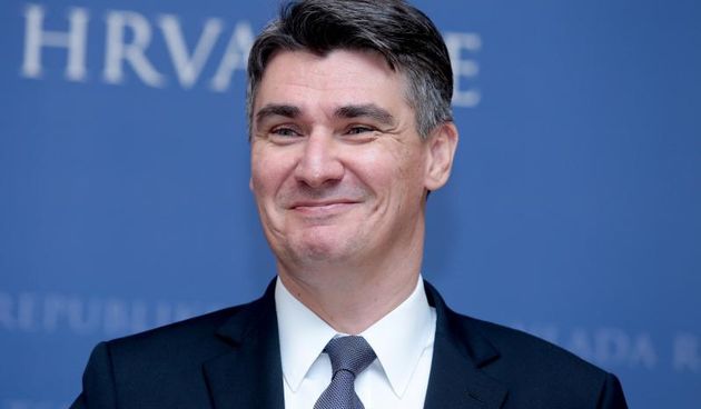 17.09.2013., Zagreb – Predsjednik Vlade Republike Hrvatske Zoran Milanovic sastao se u Banskim dvorima s predsjednikom Vlade Republike Makedonije Nikolom Gruevskim. Dvojica premijera odrzala su nakon sastanka konferenciju za medije. Photo: Patrik Macek/