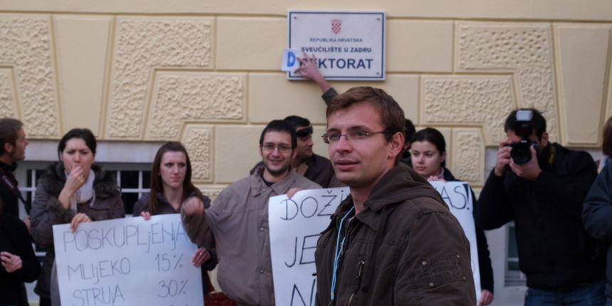Studentski prosvjed, Zadar 5.12.2007. Studentski prosvjed, Zadar 5.12.2007.