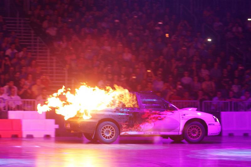 Zagreb – U Areni odrzan veliki automobilisticki spektakl Top Gear Live, koji se temelji na kultnoj BBC-jevoj seriji voditelja Jeremyja Clarksona. Jeremy Clarkson, Richard Hammond, James May. Photo: Goran Jakus/PIXSELL