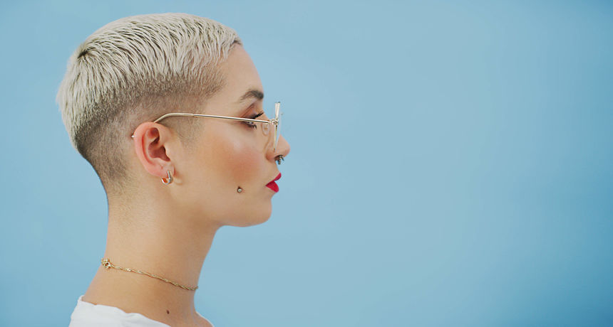 Žena, frizura, naočale, kosa, Žena, frizura, naočale, kosa,