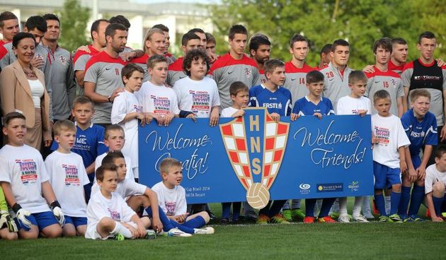 Sjajan doček Vatrenih u Bad Tatzmannsdorfu, Foto: Igor Kralj/PIXSELL