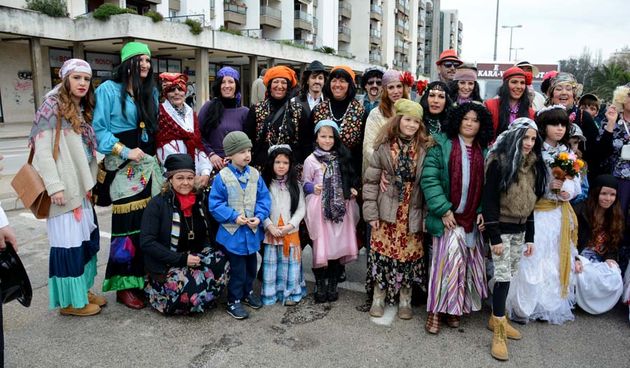 Stanarske maškare u karnevalskoj povorci, foto Iva Perinčić