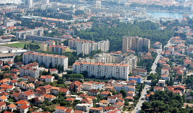 Zadar – Zračne snimke – Put Bokanjca, Melada (foto: Marin Gospić)