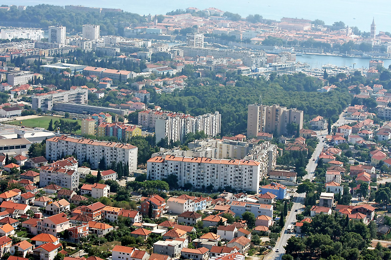 Zadar – Zračne snimke – Put Bokanjca, Melada (foto: Marin Gospić)