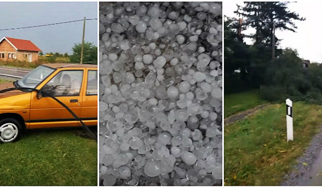 Nevrijeme u Slavoniji