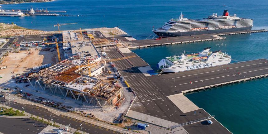 U luci Gaženica u tijeku su radovi na izgradnji novog putničkog terminala U luci Gaženica u tijeku su radovi na izgradnji novog putničkog terminala