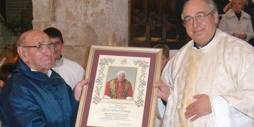 Ante Paro Bošanar i don Srećko (Foto: Josip Portada) Ante Paro Bošanar i don Srećko (Foto: Josip Portada)