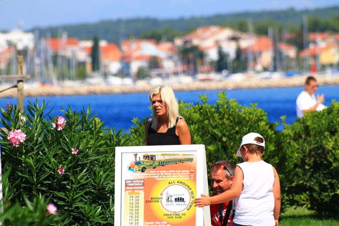 Đir po zadarskoj rivi 25. kolovoza 2016.