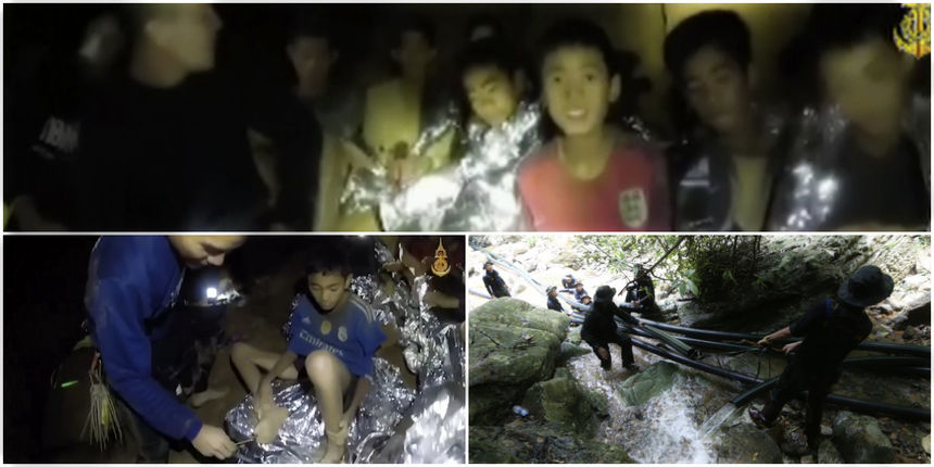 Spašavanje dječaka iz špinje u Tajlandu