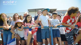 Zadarska vatrena četvorka na Stanovima se družila s mladim zadarskim nogometašima Zadarska vatrena četvorka na Stanovima se družila s mladim zadarskim nogometašima