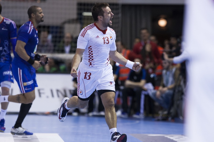 Zaragoza, Spanjolska, 230113.
Gradska dvorana Principe Felipe.
Svjetsko prvenstvo u rukometu za muskarce Spanjolska 2013.
Utakmica cetvrtfinala izmedju reprezentacija Hrvatske i Francuske.
Na fotografiji: Zlatko Horvat.
Foto: Ante Cizmic / CROPIX Zaragoza, Spanjolska, 230113.
Gradska dvorana Principe Felipe.
Svjetsko prvenstvo u rukometu za muskarce Spanjolska 2013.
Utakmica cetvrtfinala izmedju reprezentacija Hrvatske i Francuske.
Na fotografiji: Zlatko Horvat.
Foto: Ante Cizmic / CROPIX