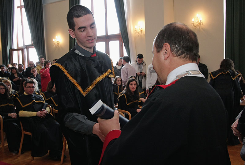 Promocija diplomiranih studenata, 7. ožujka 2009. (foto: Marin Gospić)