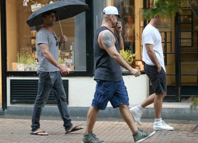 Zagreb: Ricky Martin prošetao gradom u društvu partnera Jwana i Viktora Drage Zagreb: Ricky Martin prošetao gradom u društvu partnera Jwana i Viktora Drage