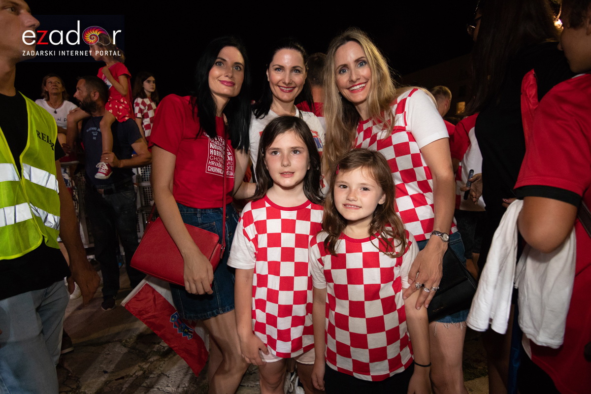 Veličanstven doček četvorice zadarskih Vatrenih