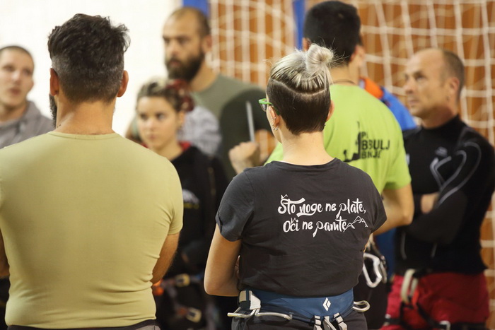 Bibinje: Županijsko natjecanje u sportskom penjanju na umjetnoj stijeni. Foto: Leo Banić