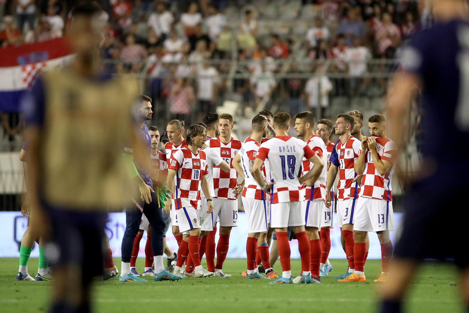 Hrvatski reprezentativci zahvalili su se navijačima na Poljudu