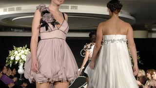 Split, 190210.
U hotelu Le Meridien Lav odrzava se Sajam vjencanja gdje je uprilicena modna revija izlagaca. 
Na slici : vjencanica Envy Room za Atelier La Perla.
Foto : Jadran Babic / CROPIX