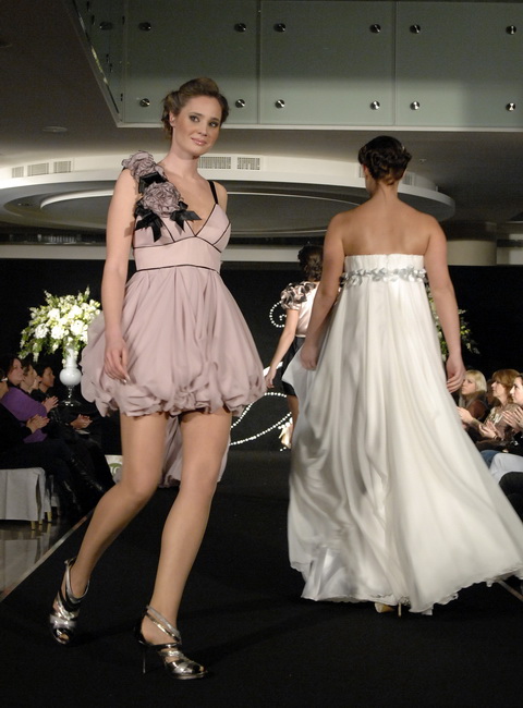 Split, 190210.
U hotelu Le Meridien Lav odrzava se Sajam vjencanja gdje je uprilicena modna revija izlagaca. 
Na slici : vjencanica Envy Room za Atelier La Perla.
Foto : Jadran Babic / CROPIX