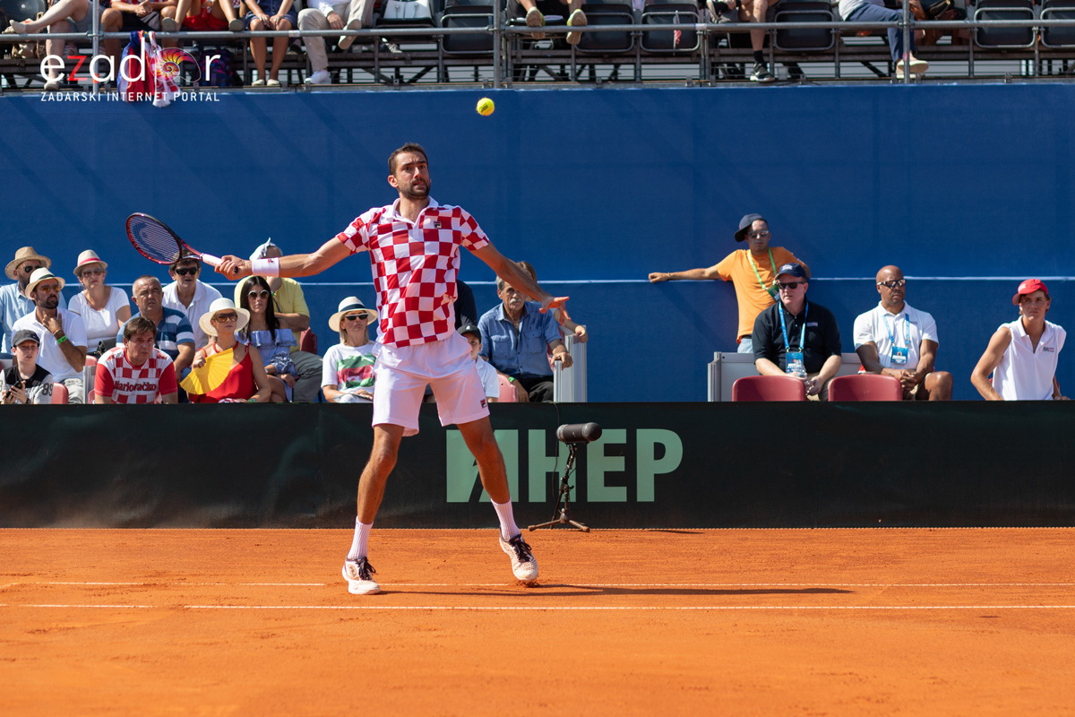 Davis Cup: Vruća navijačka atmosfera u meču Ćilića i Querreya