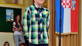 Prvi dan škole u OŠ Stanovi  ; foto Iva Perinčić